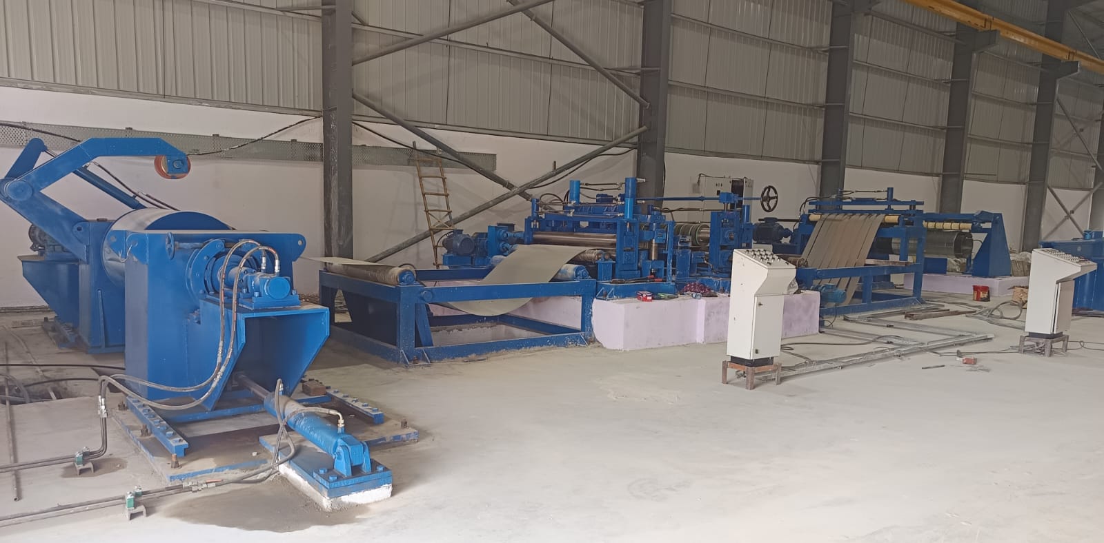 Slitting Line - Industrial coil processing equipment manufactured by Friend Engineering Works